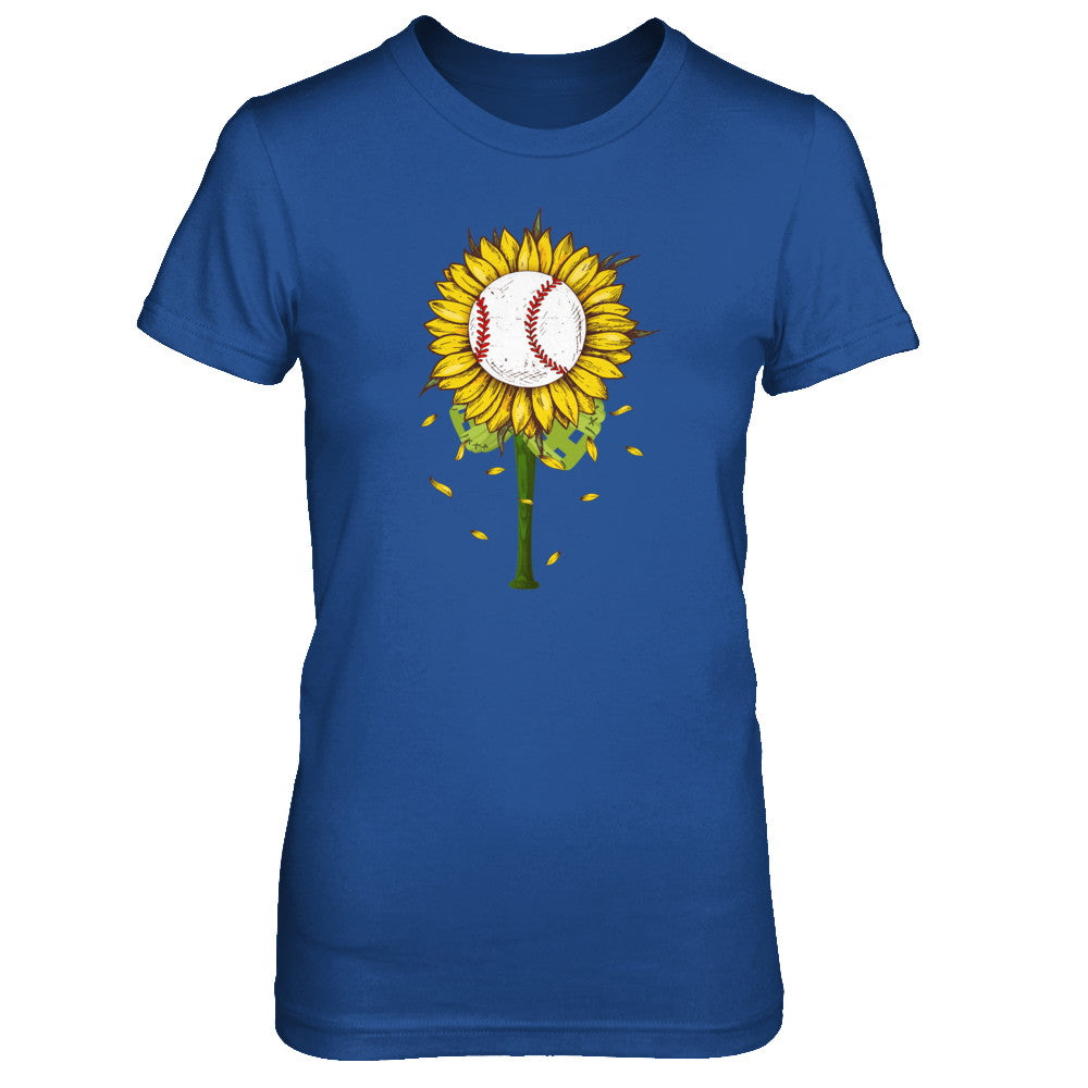 Sunflower Baseball Mom Daughter Lover Gift T-Shirt & Tank Top | Teecentury.com