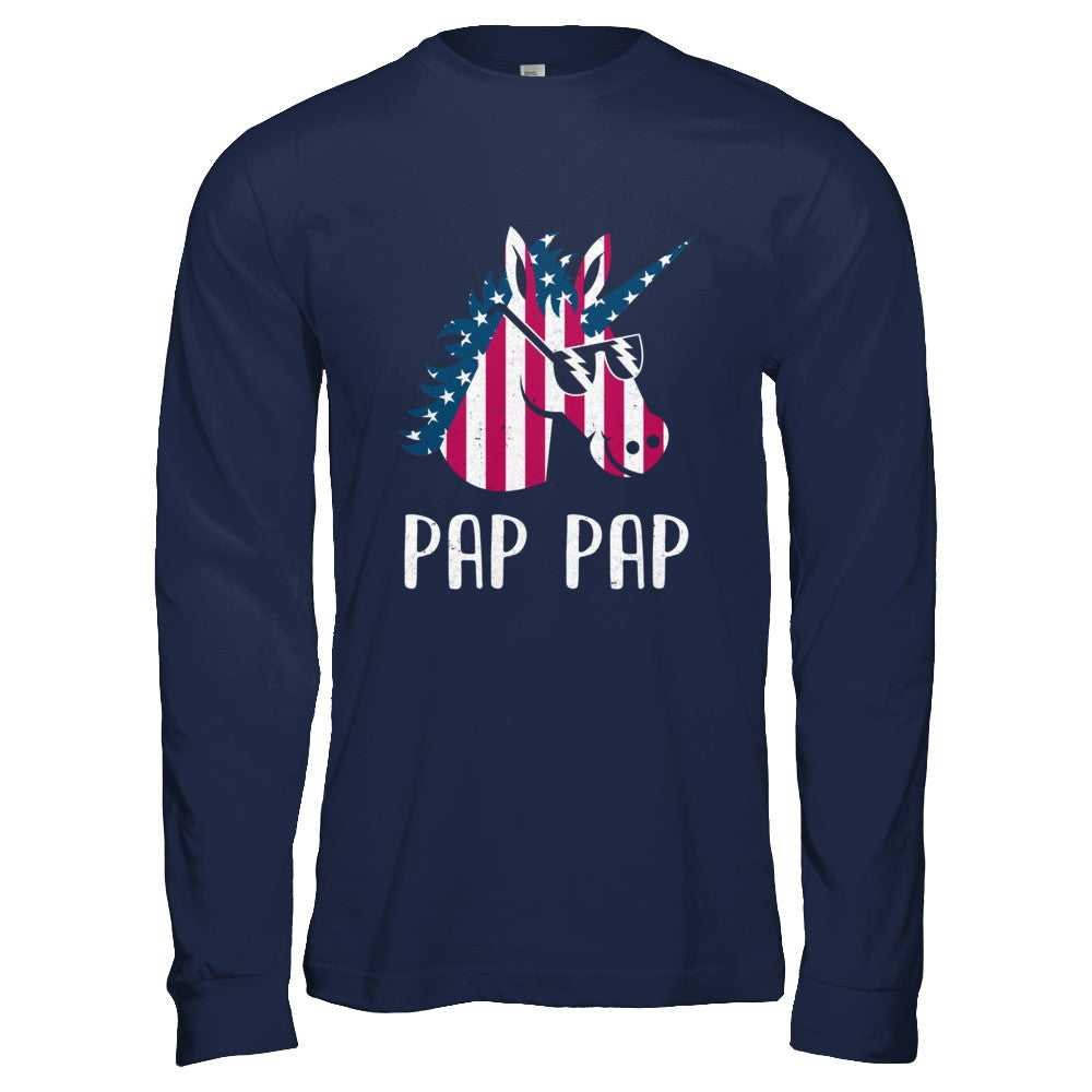 Patriotic Pap Pap Unicorn Americorn 4Th Of July T-Shirt & Hoodie | Teecentury.com