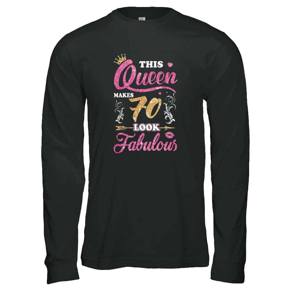 This Queen Makes 70 Look Fabulous 1952 70th Birthday T-Shirt & Tank Top | Teecentury.com