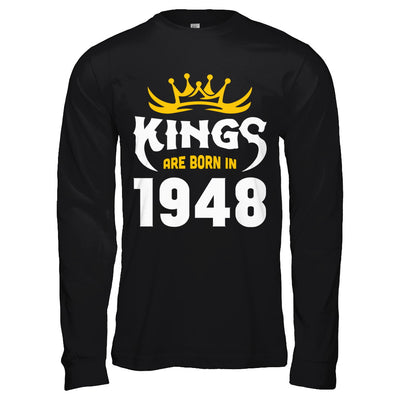 Kings Are Born In 1948 Birthday Gift T-Shirt & Hoodie | Teecentury.com