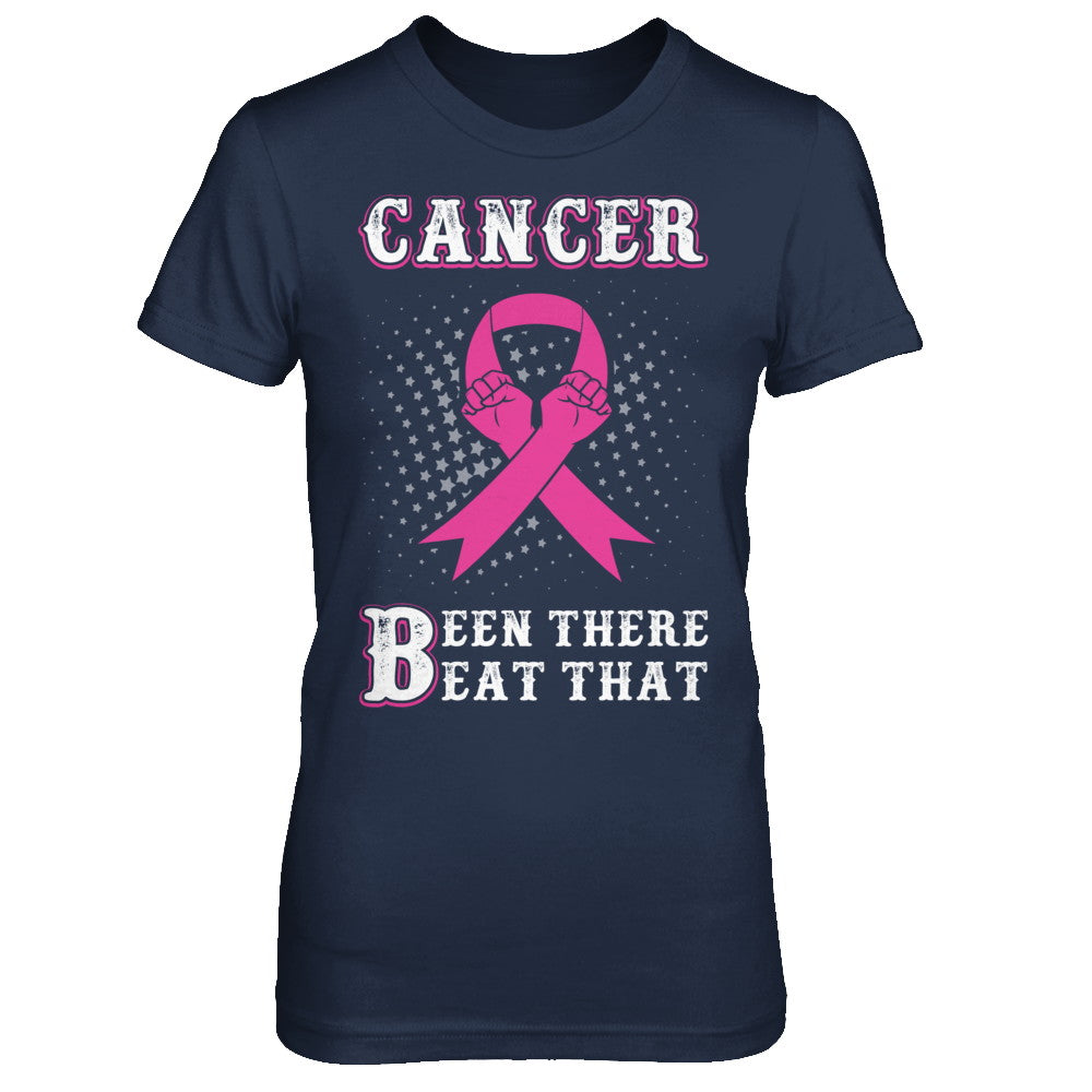 Breast Cancer Been There Beat That Awareness Pink Ribbon T-Shirt & Hoodie | Teecentury.com