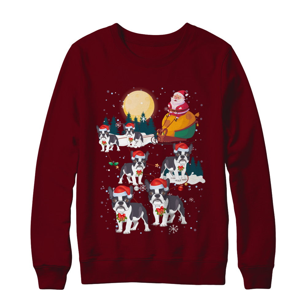 Dog Reindeer Bulldog Christmas Gift T-Shirt & Sweatshirt | Teecentury.com
