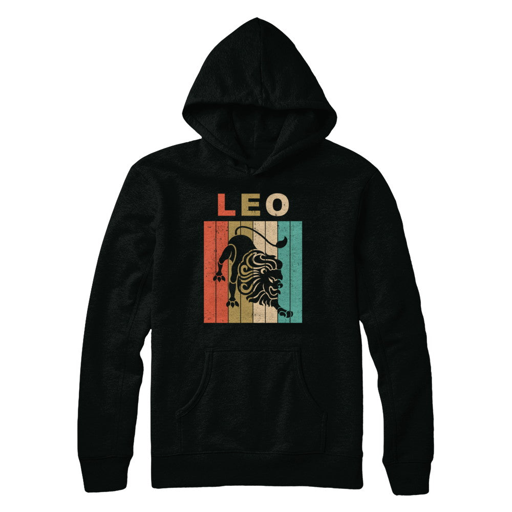 Vintage Leo Zodiac July August Birthday Gift T-Shirt & Hoodie | Teecentury.com