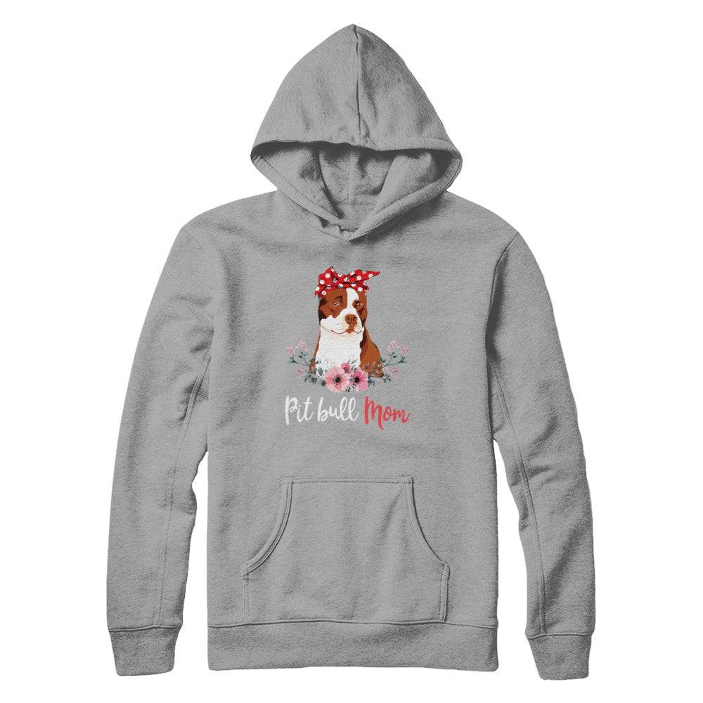 Pitbull Mom Gift For Women Dog Lover T-Shirt & Hoodie | Teecentury.com