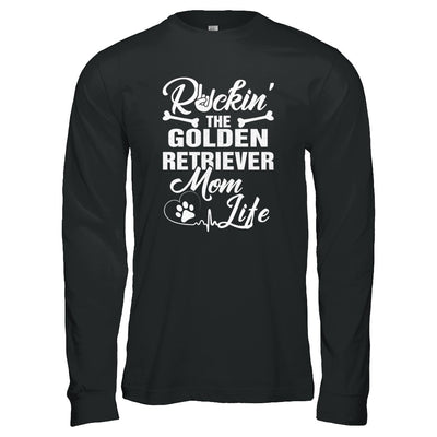 Rockin The Golden Retriever Mom Life T-Shirt & Tank Top | Teecentury.com