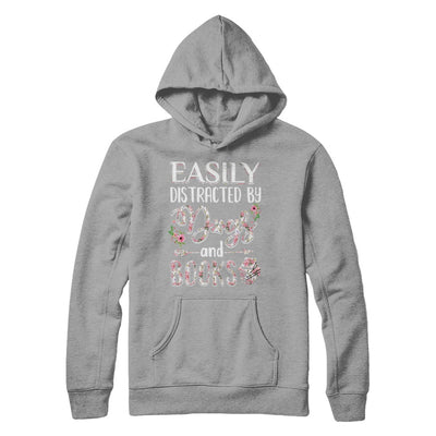 Easily Distracted By Dogs And Books T-Shirt & Hoodie | Teecentury.com