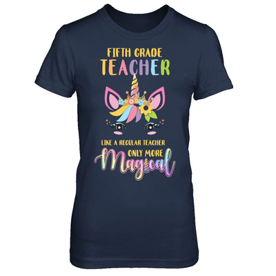 5th Fifth Grade Teacher Cute Magical Unicorn Gift T-Shirt & Hoodie | Teecentury.com