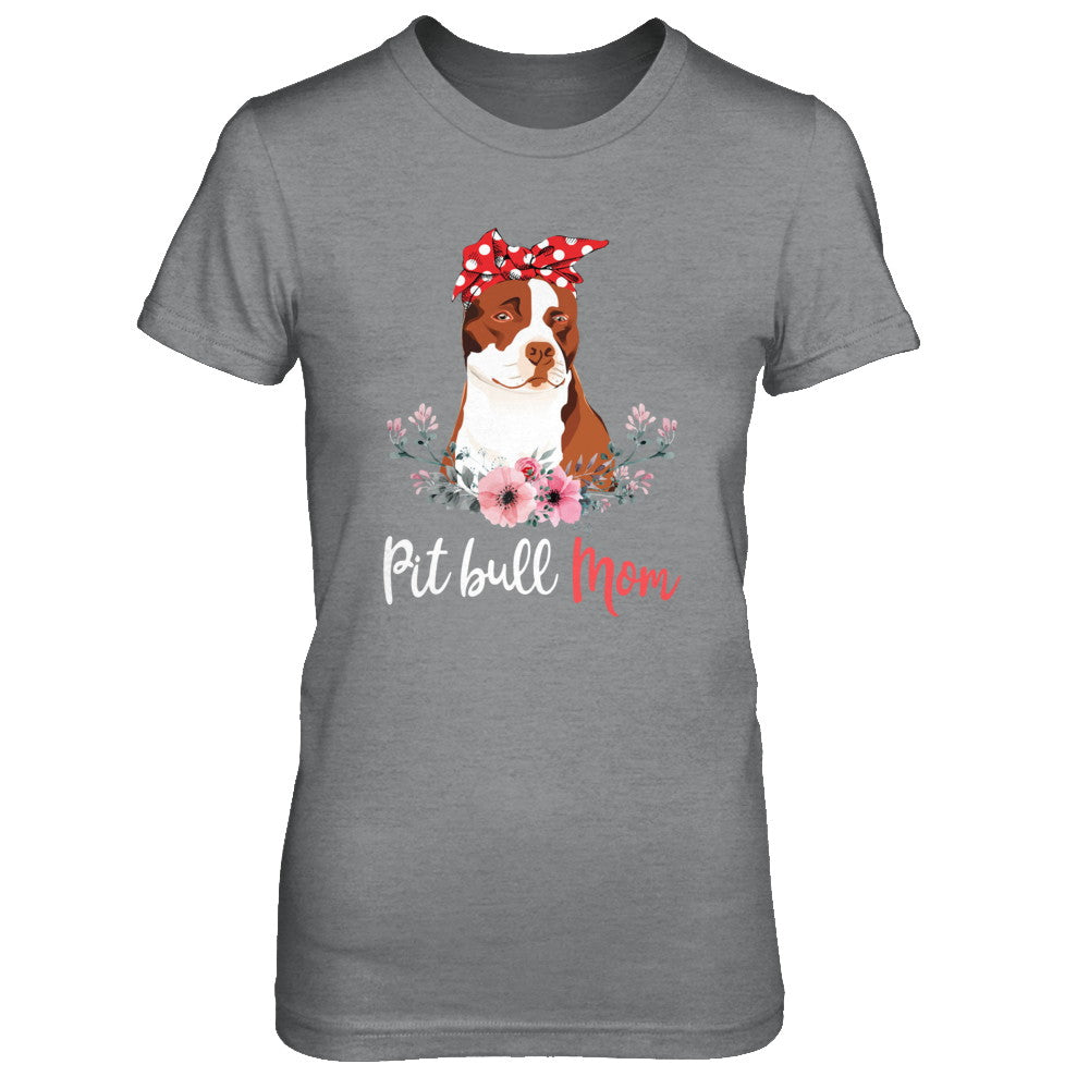 Pitbull Mom Gift For Women Dog Lover T-Shirt & Hoodie | Teecentury.com