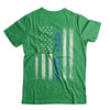 I Don't Kneel Thin Blue Line Flag Patriotic Police T-Shirt & Hoodie | Teecentury.com