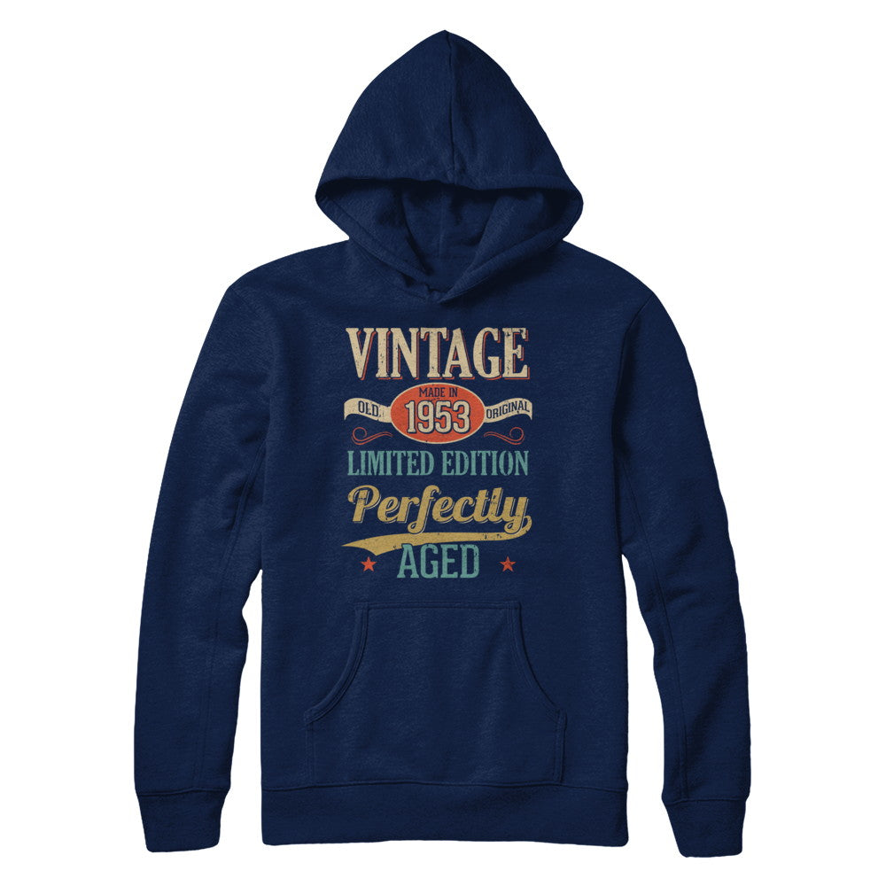 Vintage Premium Made In 1953 69th Birthday Gift T-Shirt & Hoodie | Teecentury.com