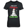 This Is My Christmas Pajama Xmas Snowman Golf T-Shirt & Sweatshirt | Teecentury.com