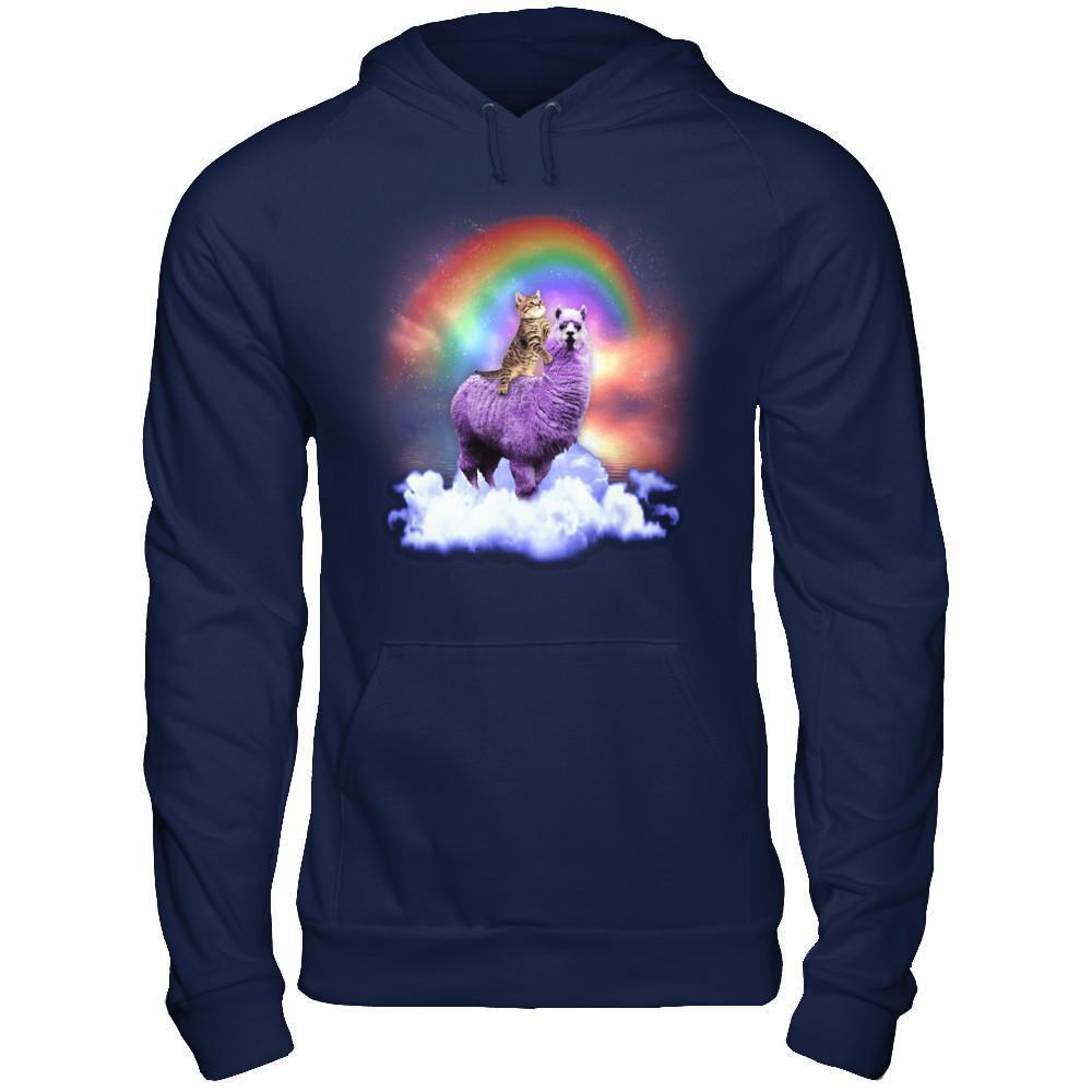 Rainbow Llama Cat T-Shirt & Hoodie | Teecentury.com