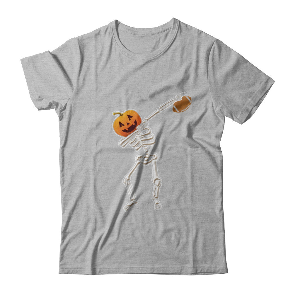 Halloween Dabbing Skeleton Football T-Shirt & Hoodie | Teecentury.com