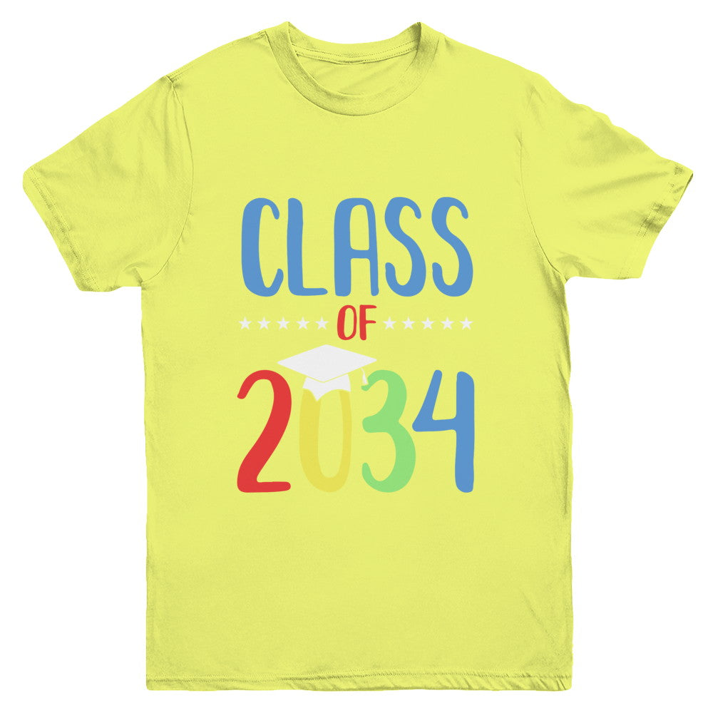 Grow With Me First Day Of School Class Of 2034 Youth Youth Shirt | Teecentury.com