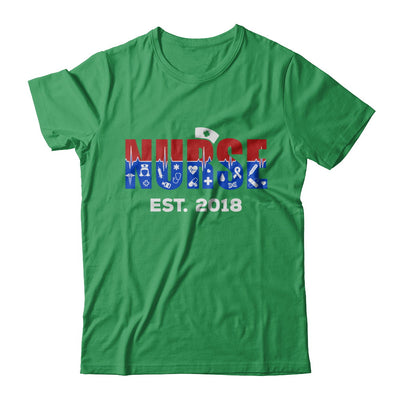 Nurses Est 2018 Graduation T-Shirt & Hoodie | Teecentury.com