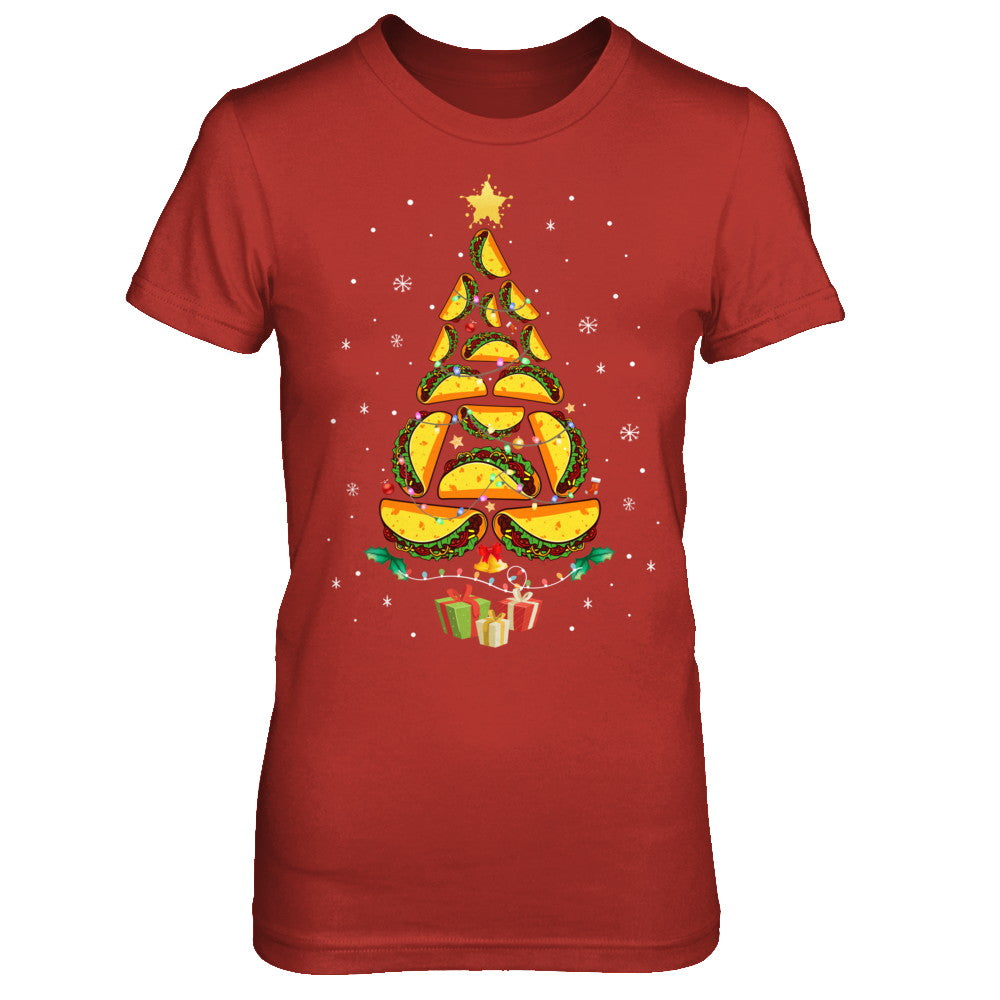 Funny Tacos Christmas Tree Ugly Christmas Sweater T-Shirt & Sweatshirt | Teecentury.com