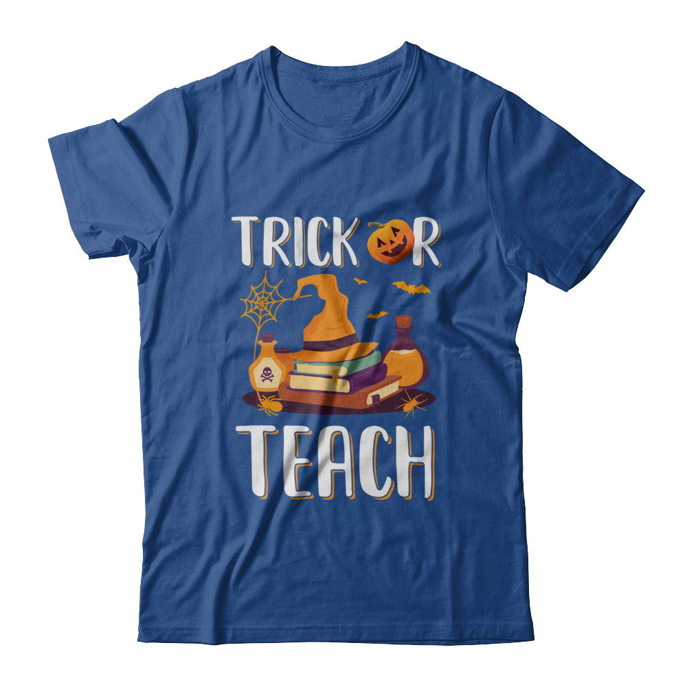 Trick Or Teach Halloween Gift Costume For Teacher T-Shirt & Hoodie | Teecentury.com
