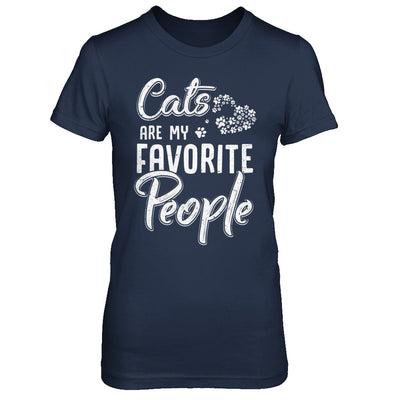 Cats Are My Favorite People Cat Lovers T-Shirt & Hoodie | Teecentury.com