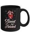 Sweet But Twisted Funny Candy Christmas Gifts Mug Coffee Mug | Teecentury.com
