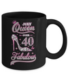 July Queen 40 And Fabulous 1982 40th Years Old Birthday Mug Coffee Mug | Teecentury.com