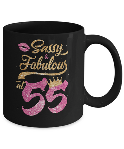 Sassy And Fabulous At 55th 1967 Birthday Gift Mug Coffee Mug | Teecentury.com