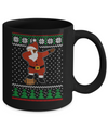 Dabbing Santa Football Ugly Sweater Christmas Mug Coffee Mug | Teecentury.com