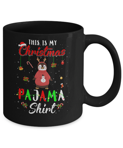 This Is My Christmas Pajama Penguin Christmas Gifts Mug Coffee Mug | Teecentury.com