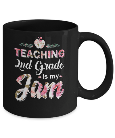 Teaching 2nd Grade Is My Jam Back To School Teacher Mug Coffee Mug | Teecentury.com