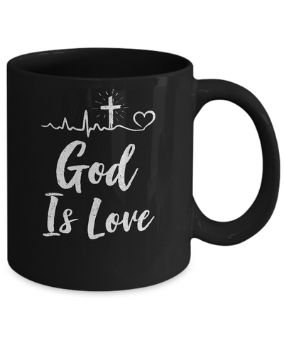 God Is Love Christian Gifts Women Mug Coffee Mug | Teecentury.com