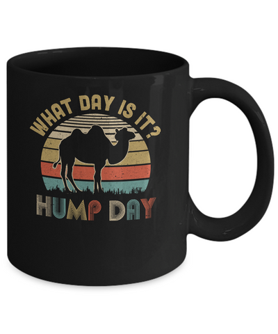 What Day Is It Vintage Funny Hump Day Camel Mug Coffee Mug | Teecentury.com