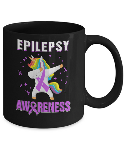 Inspirational Epilepsy Awareness Unicorn Support Mug Coffee Mug | Teecentury.com