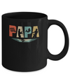 Vintage Fishing Papa Father's Day Gift Mug Coffee Mug | Teecentury.com