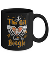 This Girl Love Her Dog Beagle Halloween Mug Coffee Mug | Teecentury.com