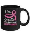 Breast Cancer Awareness Support Pink Girlfriend Boyfriend Mug Coffee Mug | Teecentury.com
