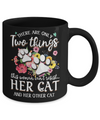 This Woman Can't Resist Her Cat And Her Other Cat Mug Coffee Mug | Teecentury.com