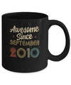 Awesome Since September 2010 Vintage 12th Birthday Gifts Mug Coffee Mug | Teecentury.com