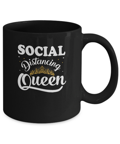 Social Distancing Queen Quarantine Mug Coffee Mug | Teecentury.com