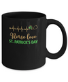 Stethoscope Love Shamrock Nurse St Patrick's Day Gifts Mug Coffee Mug | Teecentury.com