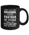 They Call Me Grandma Partner In Crime Mothers Day Mug Coffee Mug | Teecentury.com