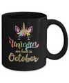 Cute Unicorns Are Born In October Birthday Gift Mug Coffee Mug | Teecentury.com