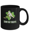 Saint Hat Trick's Hockey Shamrock St Patricks Day Mug Coffee Mug | Teecentury.com