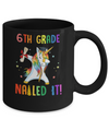 Dabbing 6th Grade Unicorn Nailed It Graduation Class Of 2022 Mug Coffee Mug | Teecentury.com
