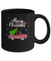 Snow Tree Truck Merry Christmas Mug Coffee Mug | Teecentury.com