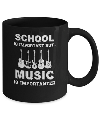 School Important Bass Guitar Player Is Importanter Gift Mug Coffee Mug | Teecentury.com