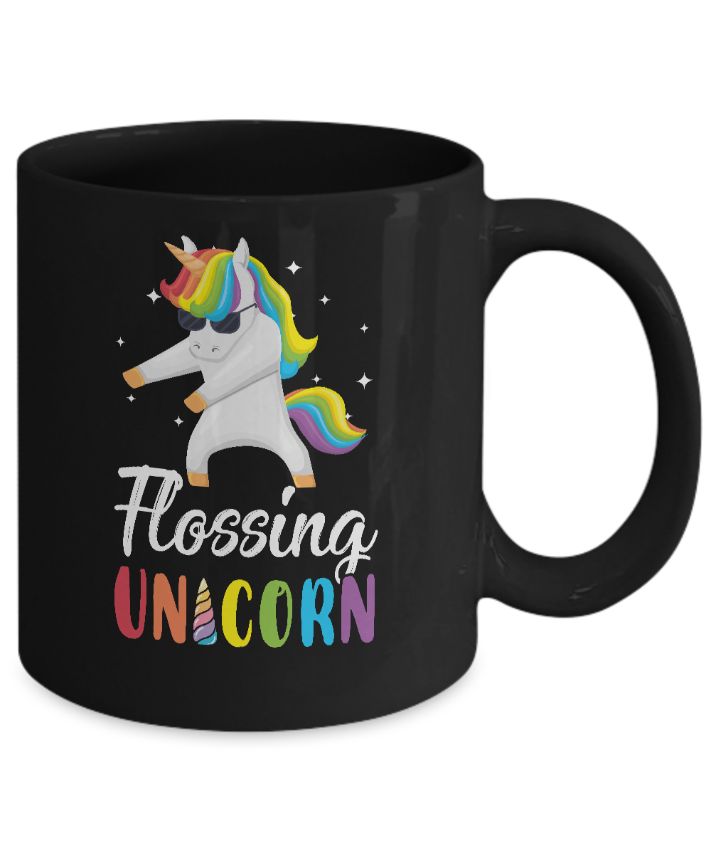 Floss Dance Flossing Unicorn Mug Coffee Mug | Teecentury.com