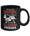 If Lost Or Drunk Please Return To My Camping Friends Mug Coffee Mug | Teecentury.com