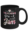 Teaching Pre-K Grade Is My Jam Back To Shcool Teacher Mug Coffee Mug | Teecentury.com