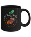 One Thankful Teacher Funny Thanksgiving Gift Mug Coffee Mug | Teecentury.com