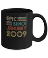 Epic Since January 2009 Vintage 13th Birthday Gifts Mug Coffee Mug | Teecentury.com