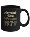 Awesome Since September 1979 Vintage 43th Birthday Gifts Mug Coffee Mug | Teecentury.com